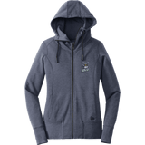 Hard Edge Hockey New Era Ladies Tri-Blend Fleece Full-Zip Hoodie