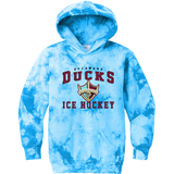 Delaware Ducks Youth Crystal Tie-Dye Pullover Hoodie