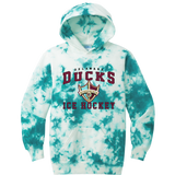Delaware Ducks Youth Crystal Tie-Dye Pullover Hoodie