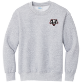 Scary Badgers Youth Core Fleece Crewneck Sweatshirt