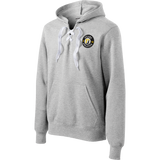 Upland Athletics Lace Up Pullover Hooded Sweatshirt