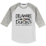Delaware Ducks Youth Colorblock Raglan Jersey